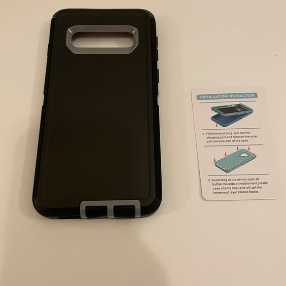 Diverbox Cell Phone Case for Galaxy S10, Black - Picture 2 of 3